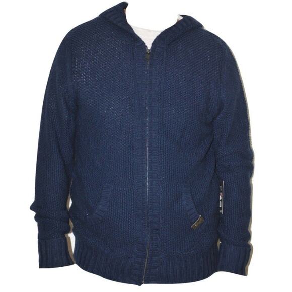 NWT Rocawear Mens Sweater Hoodie Navy SM - Picture 1 of 4